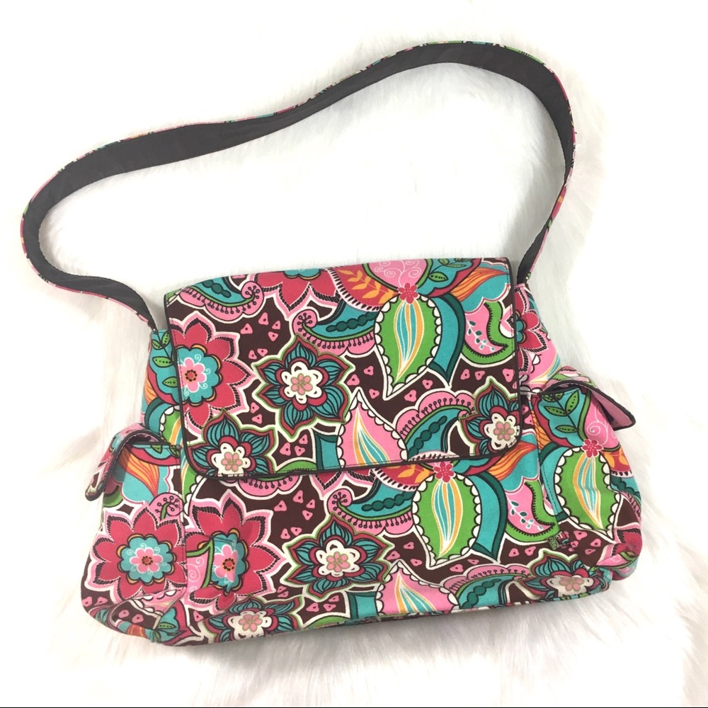 OiOi Australia Paisley Canvas Diaper Bag